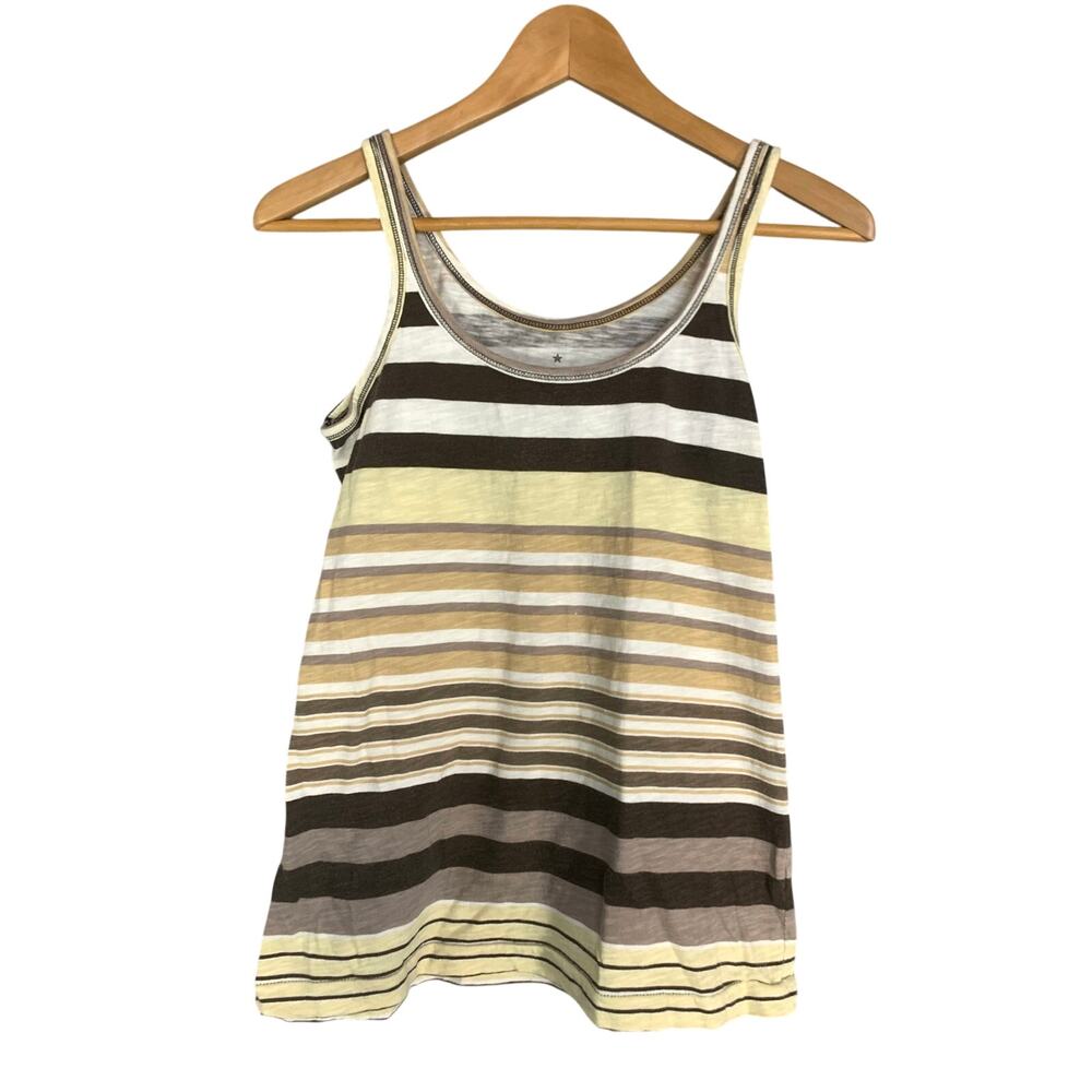 Banana Republic Striped Tank, Women's S Summer Coastal Beachy Safari Vacation